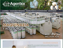 Tablet Screenshot of agentex.com.ar